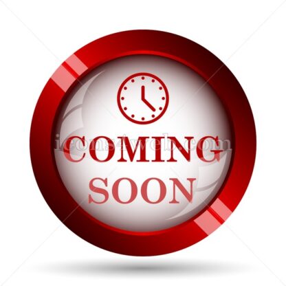 Coming soon website icon. High quality web button. - Icons for website