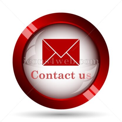 Contact us website icon. High quality web button. - Icons for website