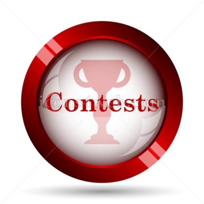 Contests website icon. High quality web button. - Icons for website