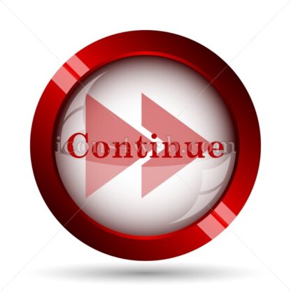 Continue website icon. High quality web button. - Icons for website