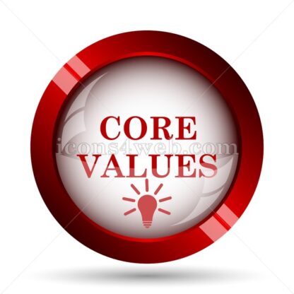 Core values website icon. High quality web button. - Icons for website