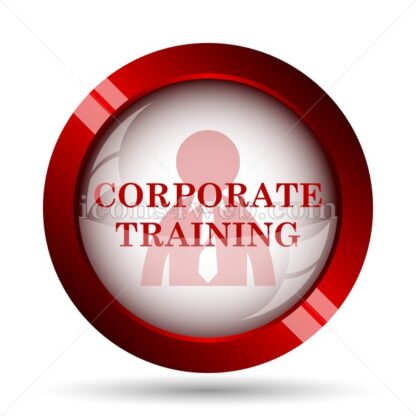 Corporate training website icon. High quality web button. - Icons for website