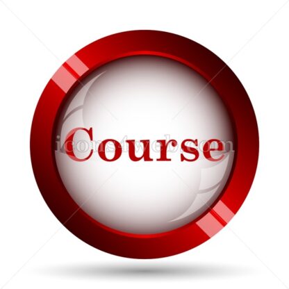 Course website icon. High quality web button. - Icons for website