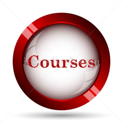 Courses website icon. High quality web button. - Icons for website