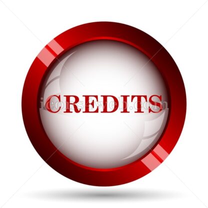 Credits website icon. High quality web button. - Icons for website