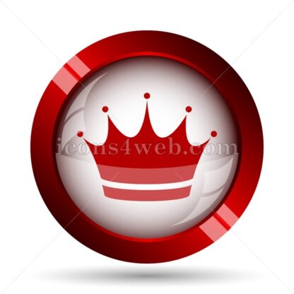 Crown website icon. High quality web button. - Icons for website
