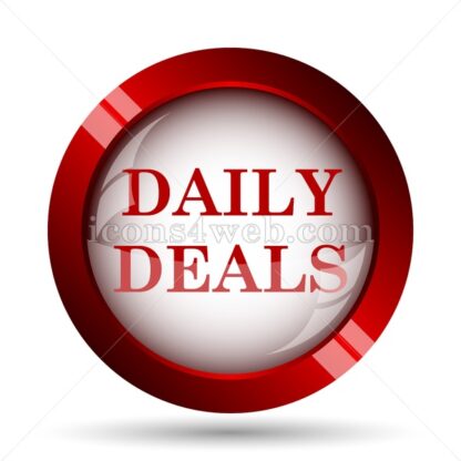 Daily deals website icon. High quality web button. - Icons for website