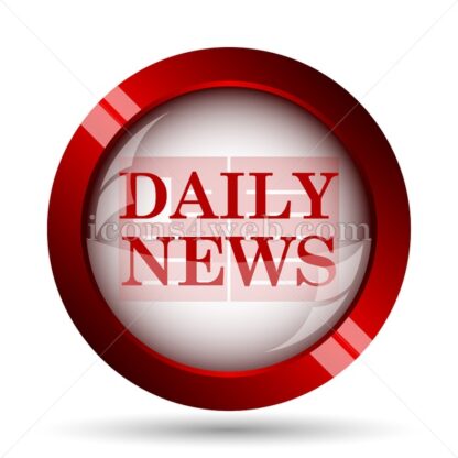 Daily news website icon. High quality web button. - Icons for website