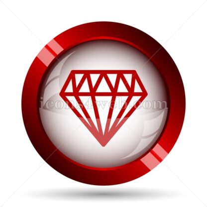 Diamond website icon. High quality web button. - Icons for website