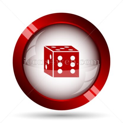 Dice website icon. High quality web button. - Icons for website