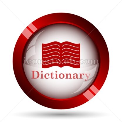 Dictionary website icon. High quality web button. - Icons for website