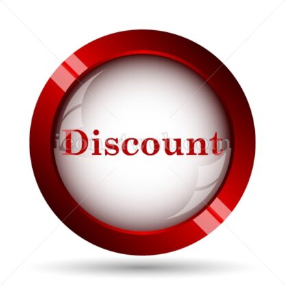 Discount website icon. High quality web button. - Icons for website