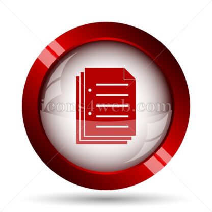 Document website icon. High quality web button. - Icons for website