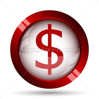 Dollar website icon. High quality web button. - Icons for website
