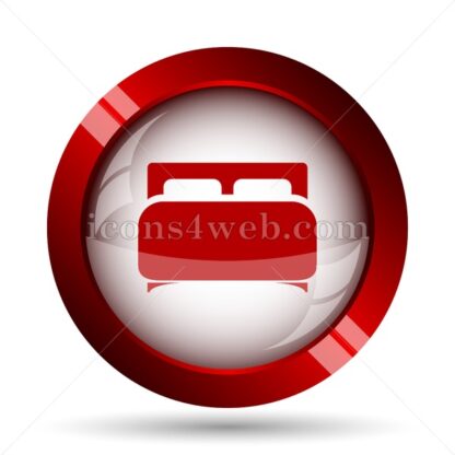 Double bed website icon. High quality web button. - Icons for website