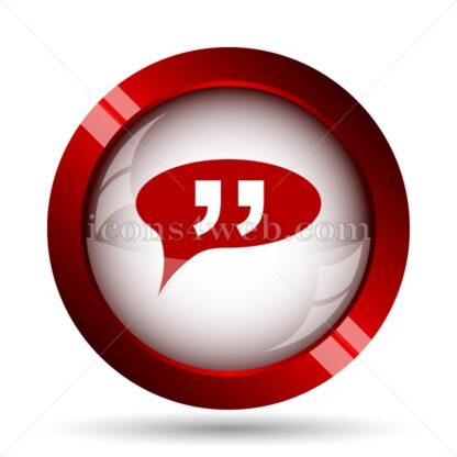 Double quotes website icon. High quality web button. - Icons for website