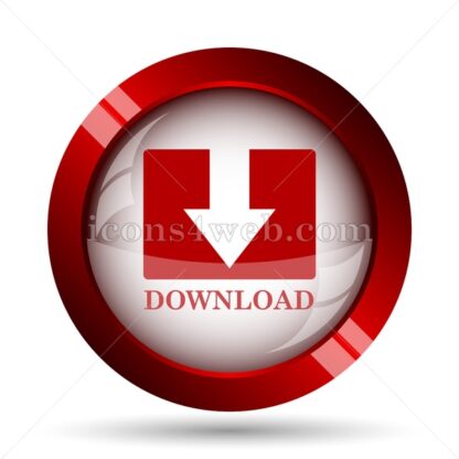 Download website icon. High quality web button. - Icons for website