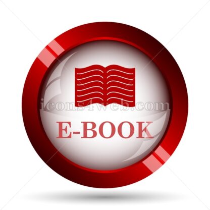 E-book website icon. High quality web button. - Icons for website
