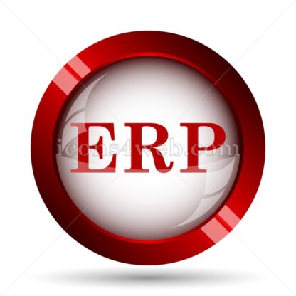 ERP website icon. High quality web button. - Icons for website