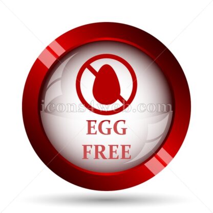 Egg free website icon. High quality web button. - Icons for website