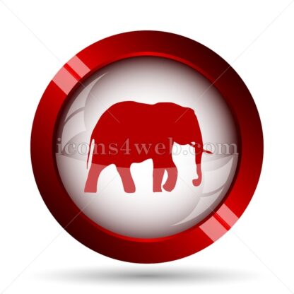 Elephant website icon. High quality web button. - Icons for website