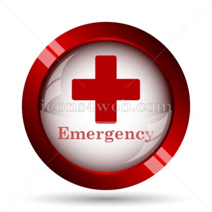 Emergency website icon. High quality web button. - Icons for website