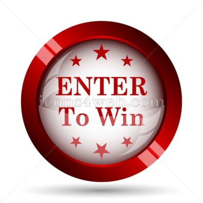 Enter to win website icon. High quality web button. - Icons for website