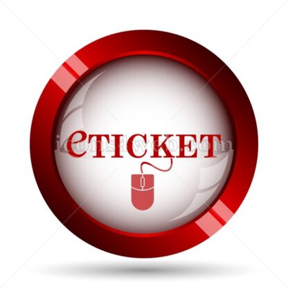 Eticket website icon. High quality web button. - Icons for website
