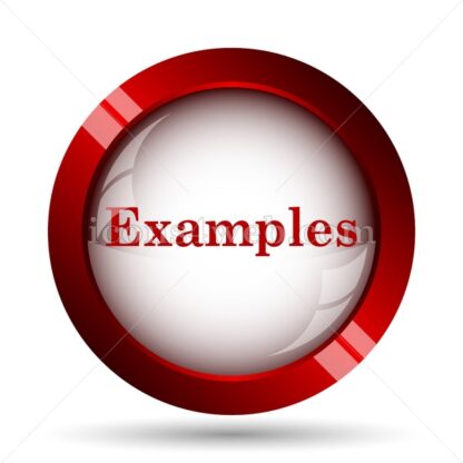 Examples website icon. High quality web button. - Icons for website