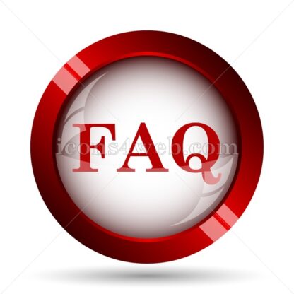 FAQ website icon. High quality web button. - Icons for website