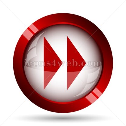 Fast forward sign website icon. High quality web button. - Icons for website