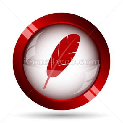 Feather website icon. High quality web button. - Icons for website