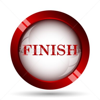 Finish website icon. High quality web button. - Icons for website