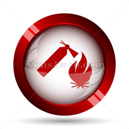 Fire extinguisher website icon. High quality web button. - Icons for website