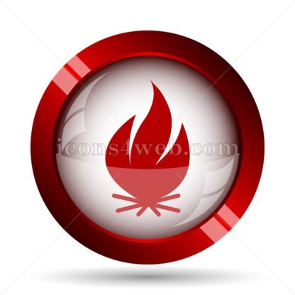 Fire website icon. High quality web button. - Icons for website