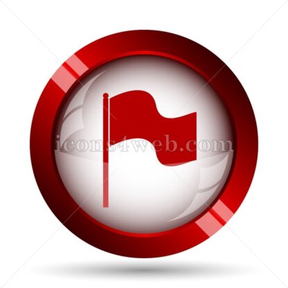 Flag website icon. High quality web button. - Icons for website
