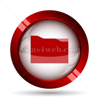 Folder website icon. High quality web button. - Icons for website