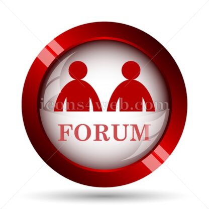 Forum website icon. High quality web button. - Icons for website