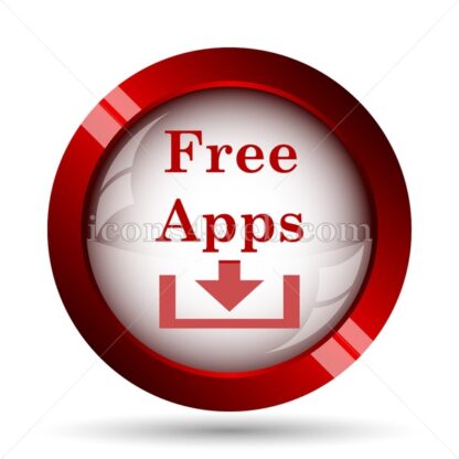 Free apps website icon. High quality web button. - Icons for website