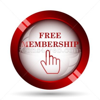 Free membership website icon. High quality web button. - Icons for website