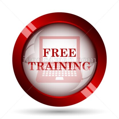 Free training website icon. High quality web button. - Icons for website