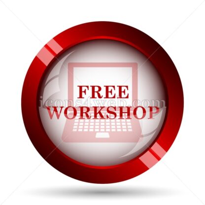 Free workshop website icon. High quality web button. - Icons for website