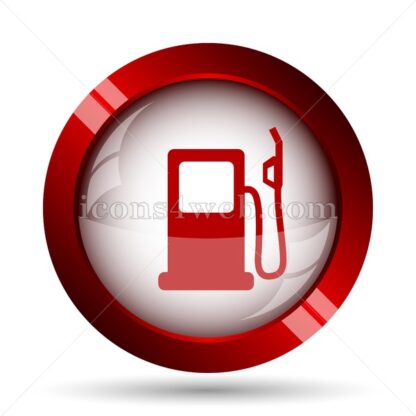 Gas pump website icon. High quality web button. - Icons for website