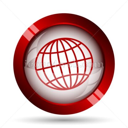 Globe website icon. High quality web button. - Icons for website