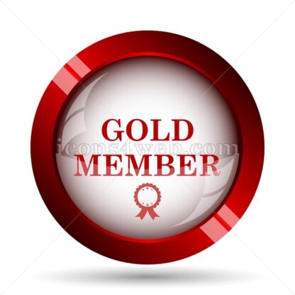 Gold member website icon. High quality web button. - Icons for website