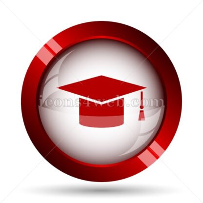 Graduation website icon. High quality web button. - Icons for website