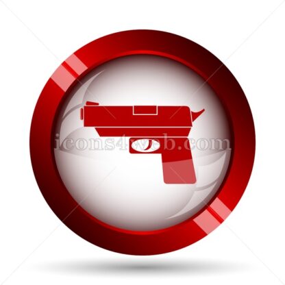 Gun website icon. High quality web button. - Icons for website