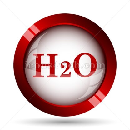 H2O website icon. High quality web button. - Icons for website