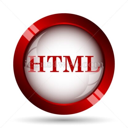 HTML website icon. High quality web button. - Icons for website
