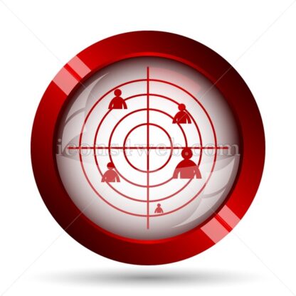 Headhunting website icon. High quality web button. - Icons for website